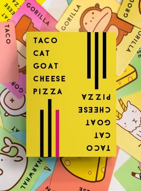 Taco Cat Goat Cheese Pizza Wildly Entertaining Card Game toy