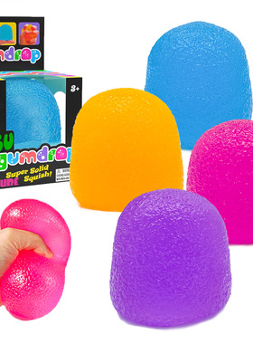 NeeDoh Gumdrop Textured Sensory Toy with Super Solid Squish