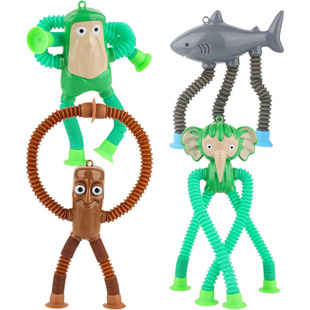 Italian Brainrot Pop Tubes Fidget Sensory Toys  Suction Cups