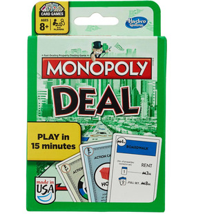 Monopoly Deal Card Game Quick-Playing Travel Games Trading