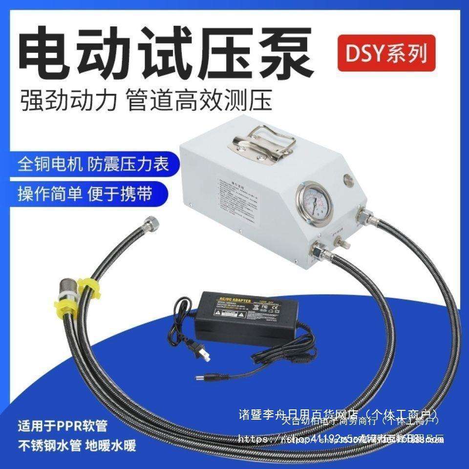 打压泵手提式手动电动试压泵PPR水管打压机测压机地暖泵测漏水用