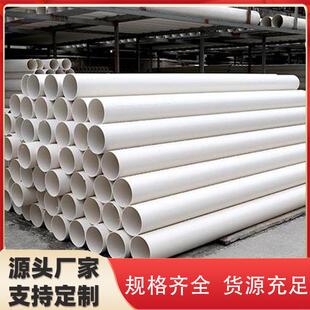 大口径PVC排水管现货排污雨水管400pvc通风管500多规格联塑