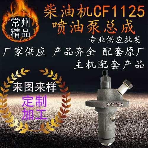 鑫亚单缸水冷柴油机喷油泵总成cf1125拖拉机柴油机喷油泵配件大泵