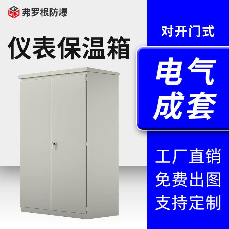 对开门式安装仪表保护箱室外304不锈钢变送器仪表保温箱厂家