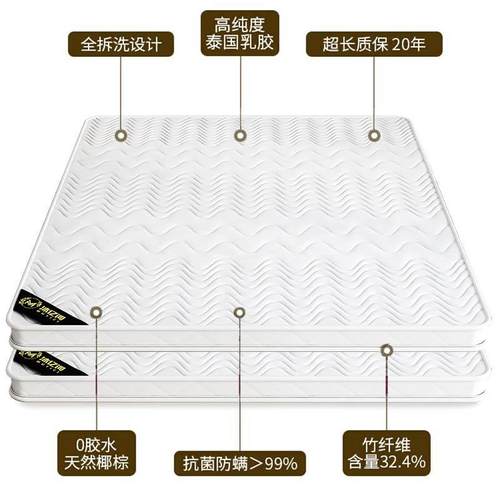 床垫棕垫1.8儿童椰棕双人1.5米棕榈硬垫子乳胶经济型折叠家用卧室