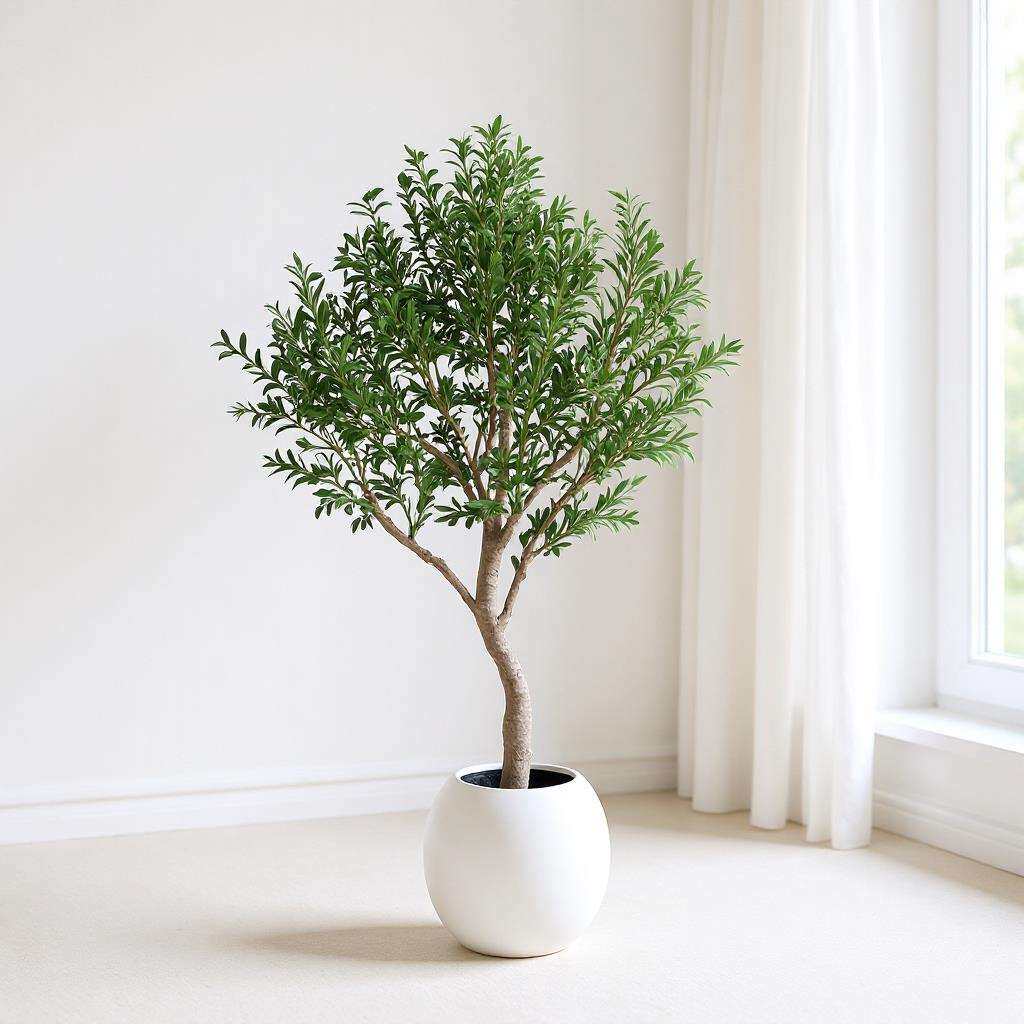 北欧仿真植物橄榄树盆栽造景观室内客厅大型仿生绿植家居落地摆件