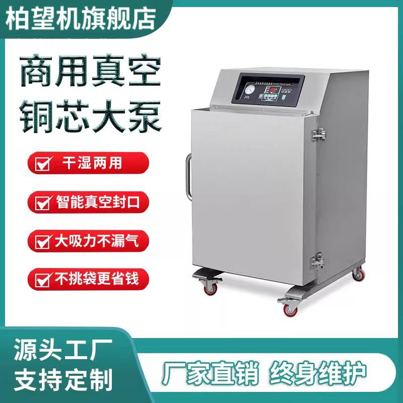 立柜式真空包装机粉沫类大袋商用塑颗粒真空机粉类打包封口