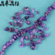天然紫水晶有孔碎石散珠子手工材料项手串链饰品串珠diy首饰配件