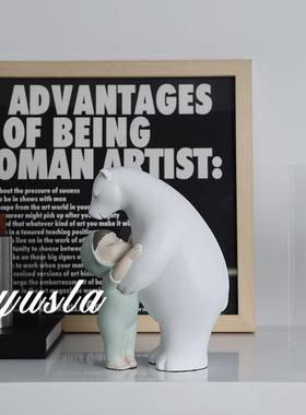 简约家居玄关柜售楼处客厅电视柜儿童房间柜卡通可爱摆件软装饰品