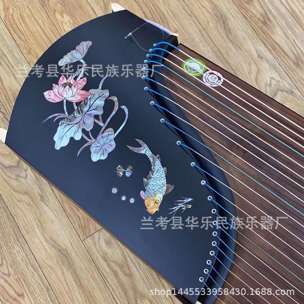厂家直销考十级演奏 标准 163米初学125cm便携式小古筝檀木