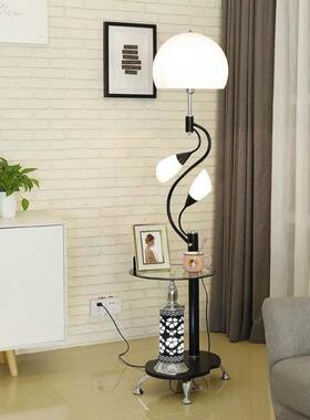 网红落地灯简约现代客厅卧室沙发LED灯北欧轻奢创意茶几置物台灯