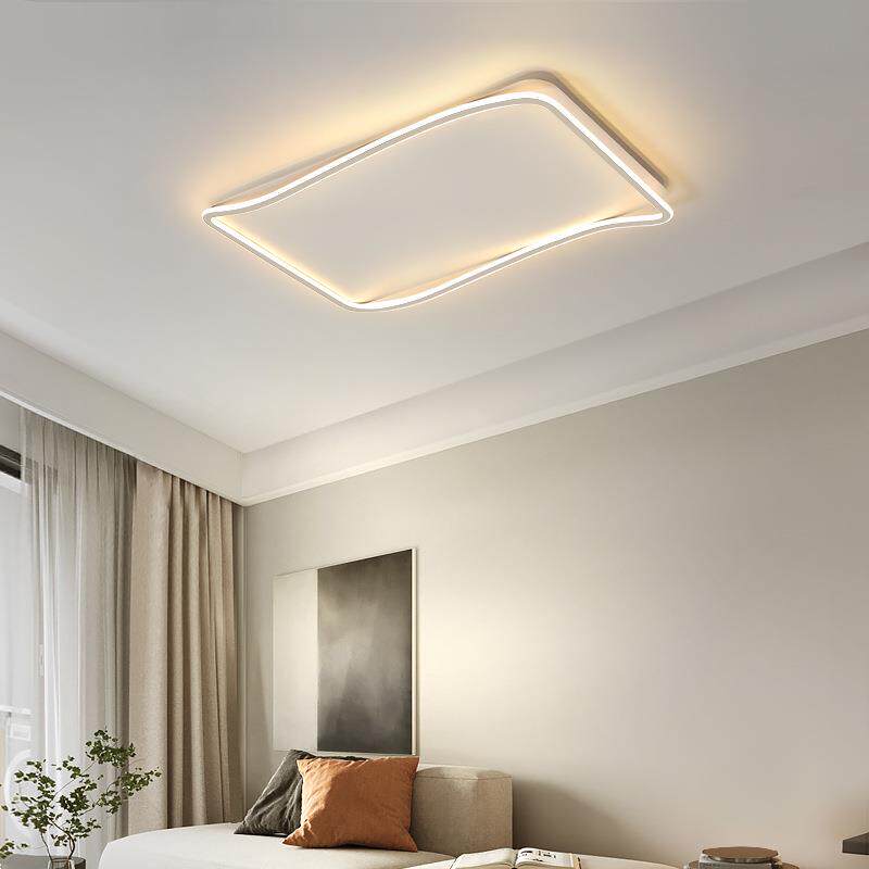 客厅大灯2021年新款 北欧简约现代大气主灯长方形精致led吸顶