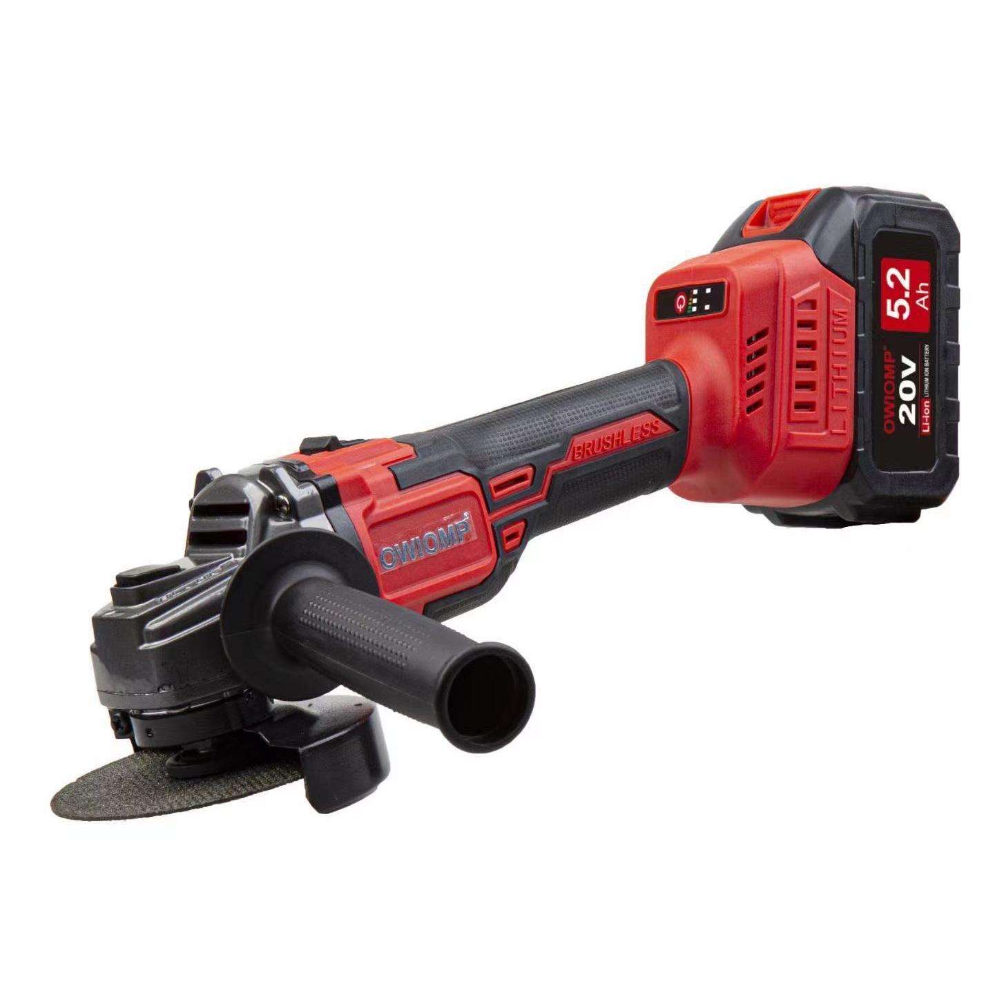 跨境角向磨光机切割机无刷锂电角磨机充电抛光机电动手磨机工具批