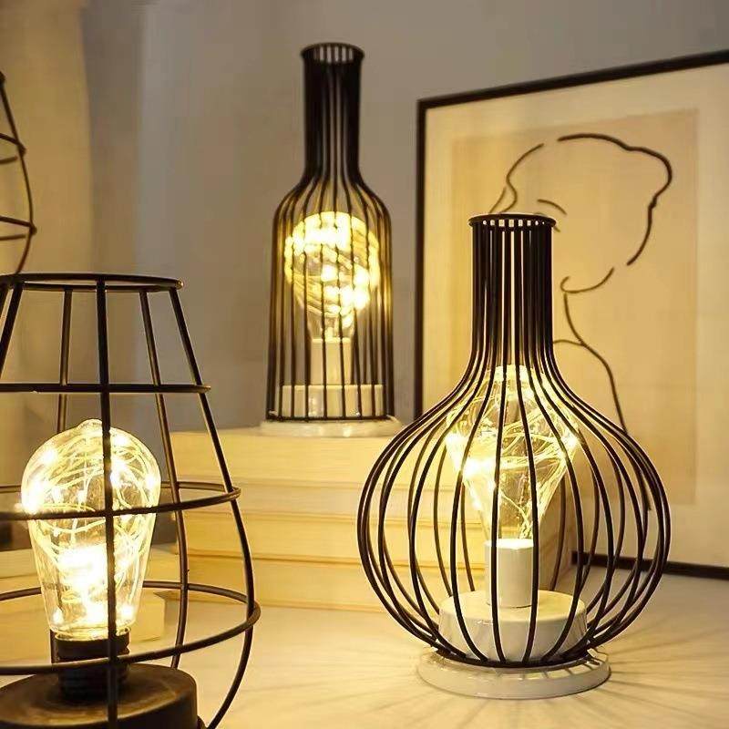 复古灯铁艺红酒杯小夜灯酒吧烛台红酒瓶摆件卧室床头浪漫装饰氛围,农机/农具/农膜,播种栽苗器/地膜机,淘宝优惠券,粉丝福利购,淘宝优惠卷