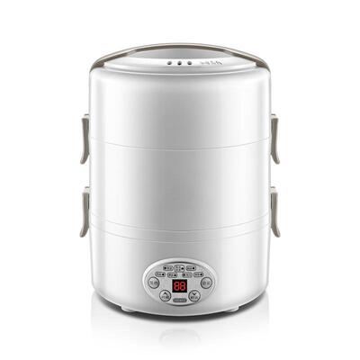 电热饭盒加热保温可蒸煮热饭菜神器上班族饭桶跨境【厂家】