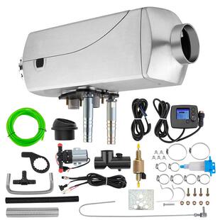 12V8KW柴油驻车加热器房车24V货车水暖空暖一体机发动机水箱预
