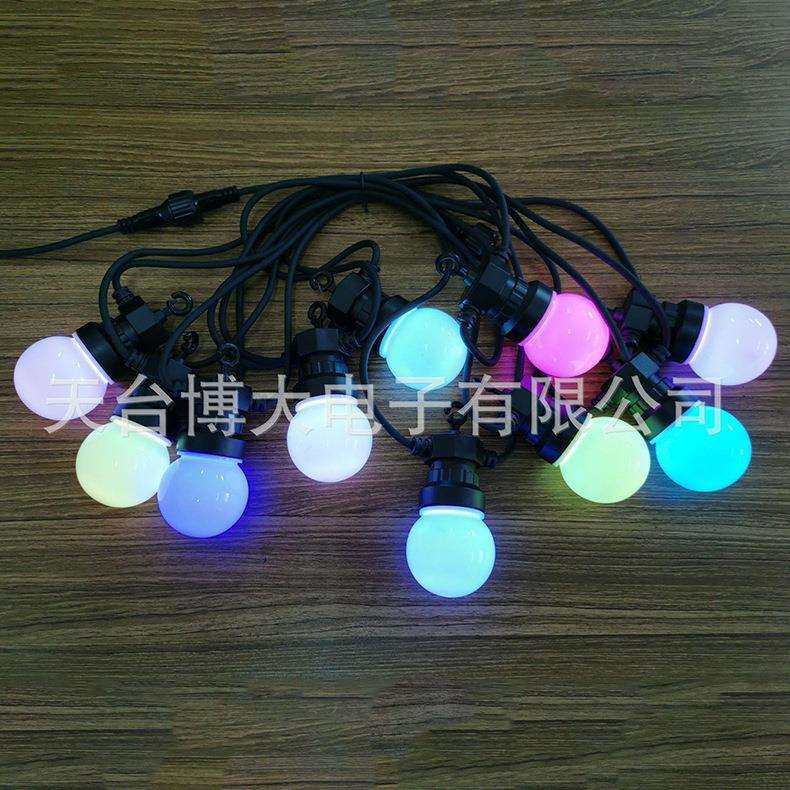 RGB球泡灯串彩色球泡灯串网红G50球泡灯串,鲜花速递/花卉仿真/绿植园艺,割草机/草坪机,淘宝优惠券,粉丝福利购,淘宝优惠卷