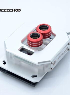 FREEZEMOD电脑CPU水冷头2020款UPR-2020A液晶温度显示VA屏AMD