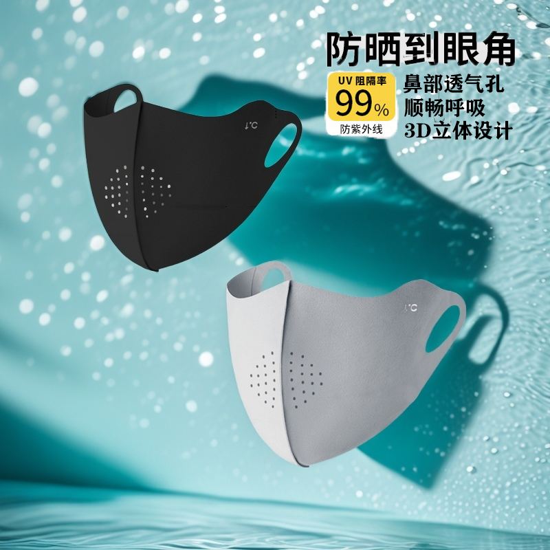 夏季冰丝防紫外线护眼角防晒口罩