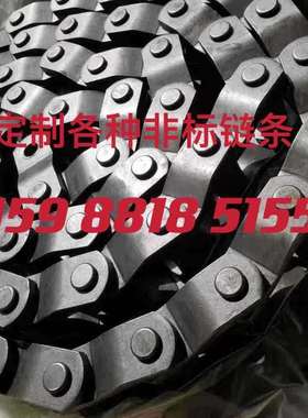 重载传动用滚子链M160-125-P重载弯板链条P114.3 103.2输送设备