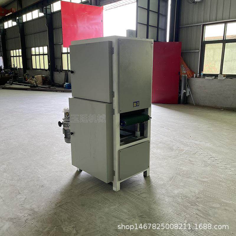 金属平面抛光机 自动不锈钢板拉丝机 铝材表面除锈去毛刺打磨机