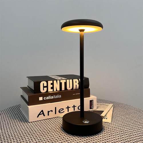 新品跨境欧式简约暖光LED小夜灯充电氛围创意装饰酒店酒吧台灯