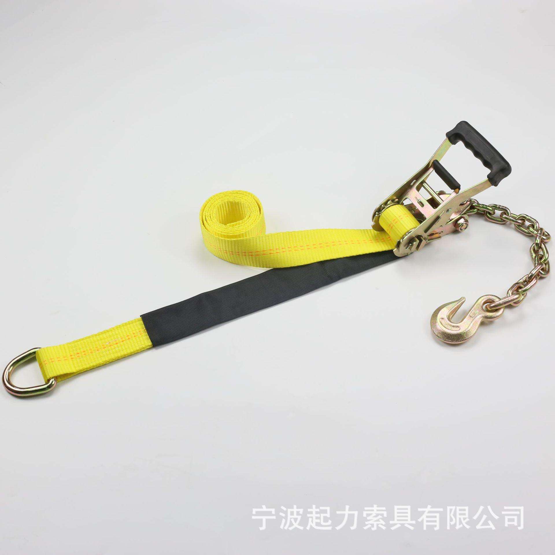 3寸大链条钩棘轮拉紧器捆绑带 收紧器捆绑带 扭转钩