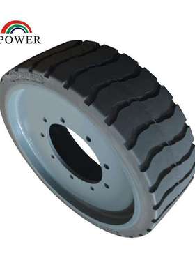 粘结式实心轮胎/剪叉式高空作业平台车轮/高耐磨耐扎  22x7x17.75