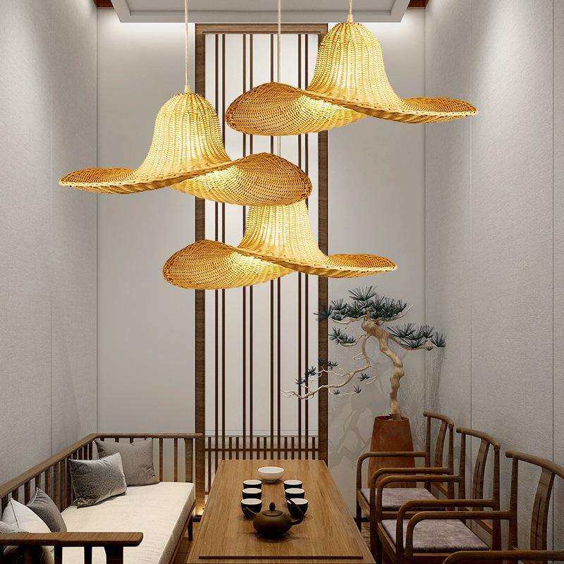 东南亚藤艺吊灯创意个性餐厅火锅店民宿艺术灯田园复古草帽装饰灯,鲜花速递/花卉仿真/绿植园艺,割草机/草坪机,淘宝优惠券,粉丝福利购,淘宝优惠卷