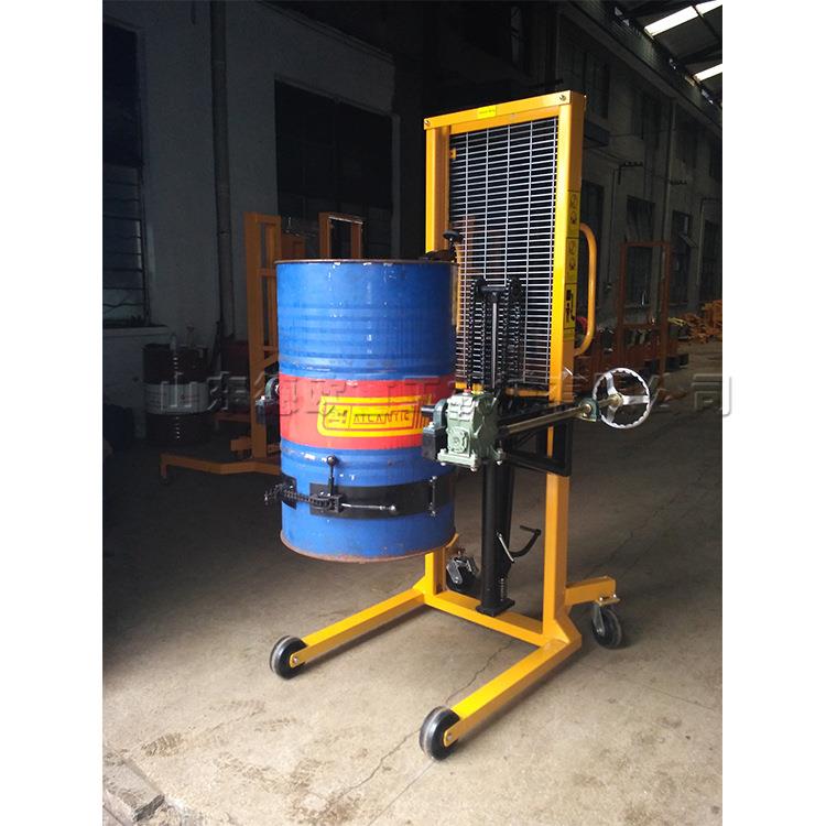 DA400A型油桶搬运车 货架堆放罐装油桶提升机 塑料开口油桶堆高车