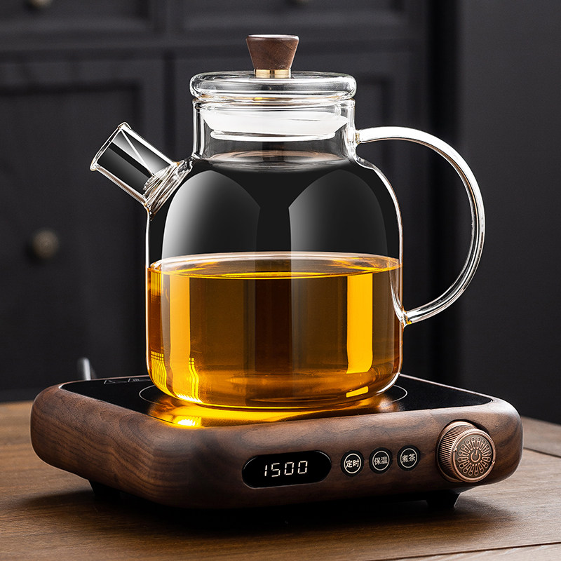 煮茶壶电陶炉加热玻璃加厚煮水壶烧水壶茶具养生泡茶水果茶壶套装