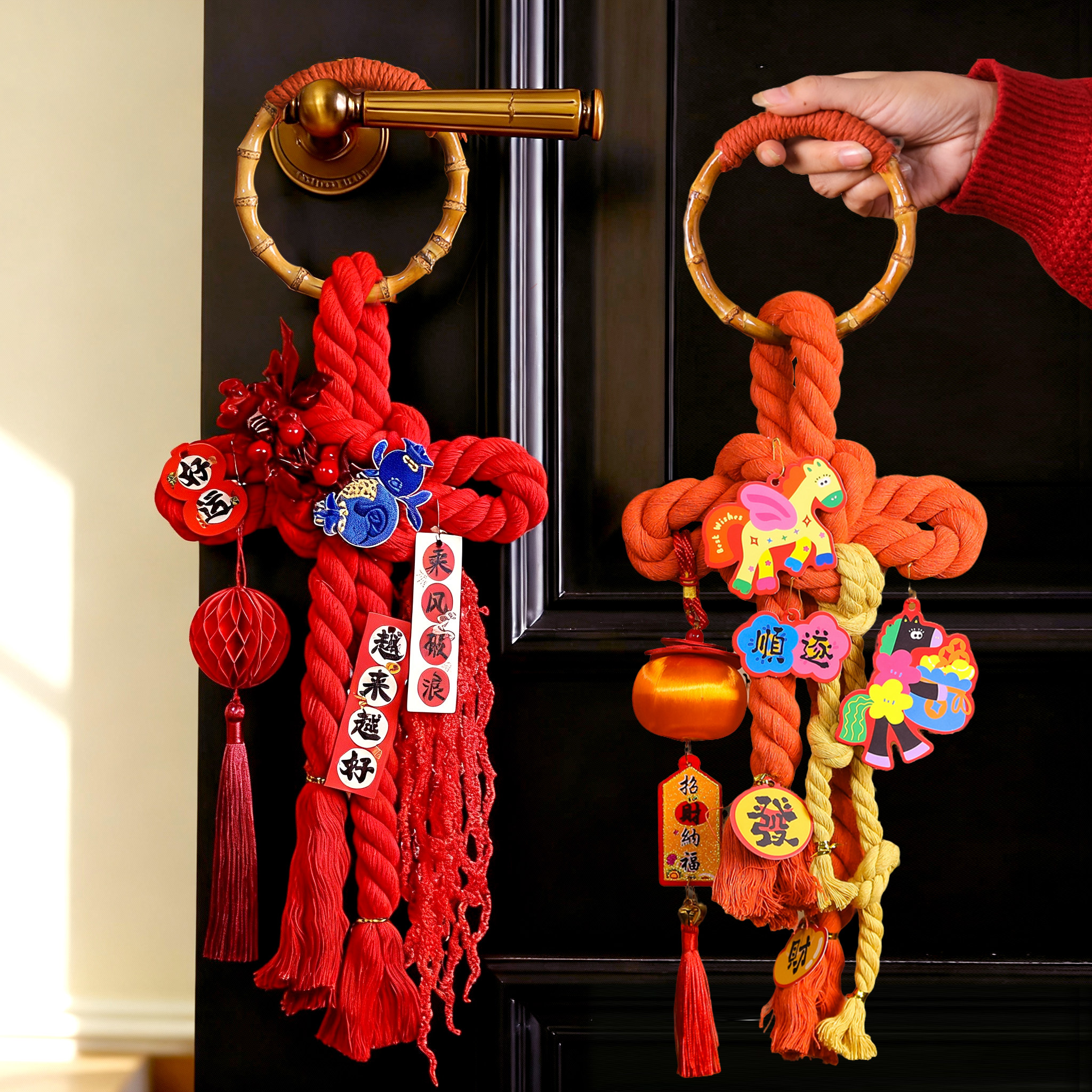 2026马年新年春节过年装饰中国结万字结门手挂件福字挂饰氛围布置,节庆用品/礼品,中国结,淘宝优惠券,粉丝福利购,淘宝优惠卷