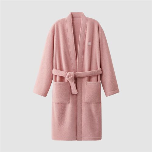 蕉内绒绒500Home男女士睡袍半边绒加绒保暖睡衣家居服晨秋冬浴袍