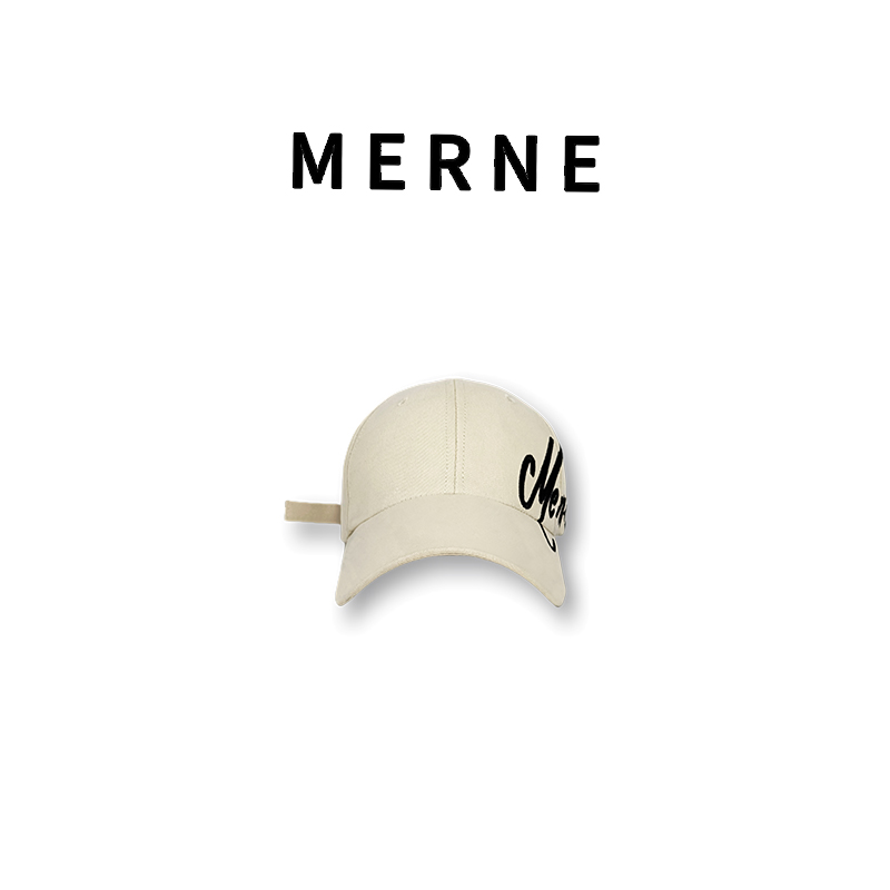 MERNE棒球帽百搭款四季弯檐