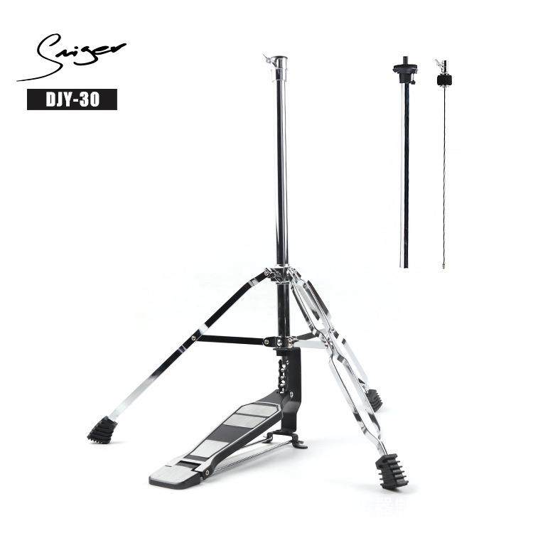 架子鼓吊镲架吊镲支架镲片架子鼓合金电镀单踩锤直镲架乐器配件