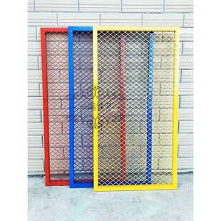 工业风菱形网格片加密铁丝网片装饰墙小网格铁艺屏风隔断镂空吊顶