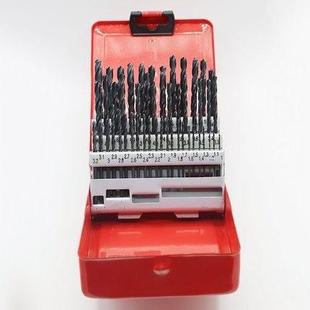 钻嘴 HSS高速钢直柄麻花钻头 黑钻 铁盒套装 套钻1 50支装 5.9mm