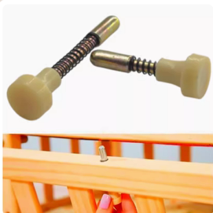 婴儿床弹簧插销护栏门配件鸽子笼门配件弹簧插销销子训放笼零件