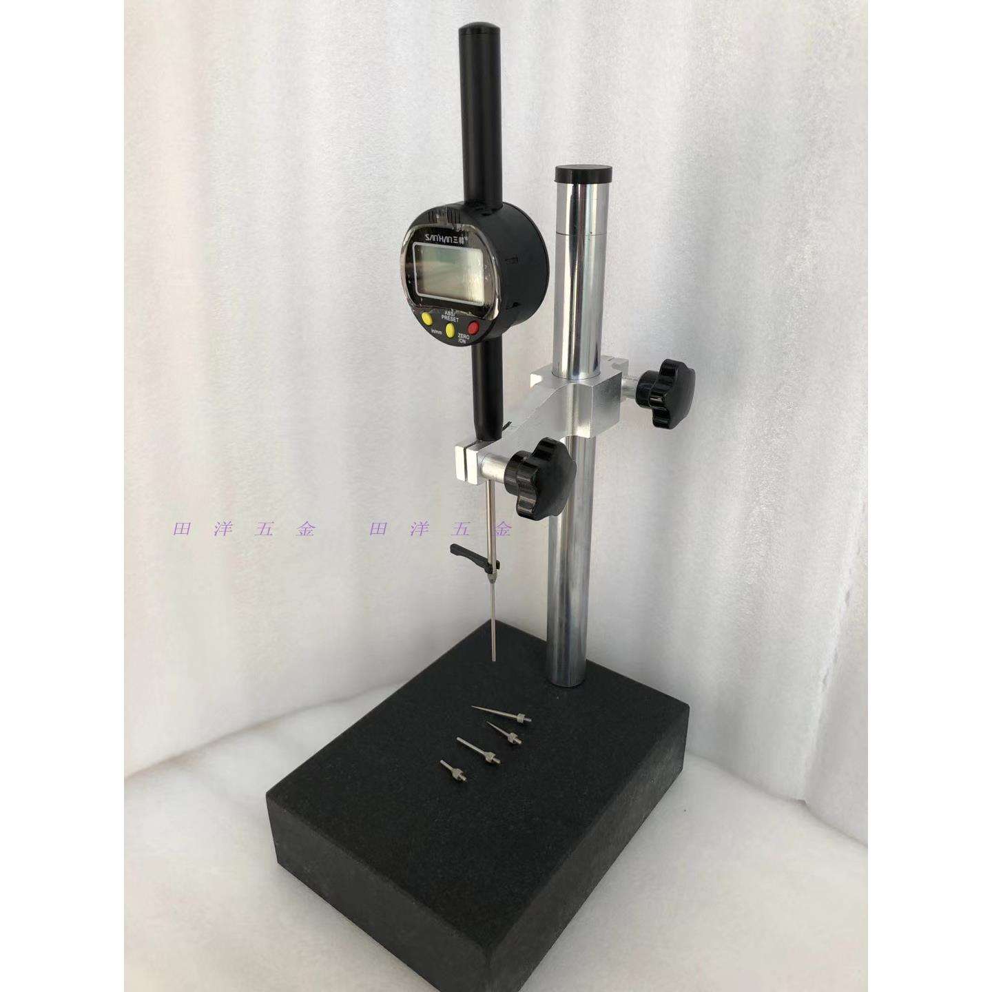 数显高度计0-12.7/25.4/50/100电子百分千分表大理石表座测头
