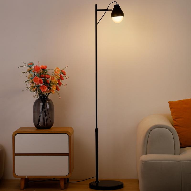 现代简约网红客厅卧室书房沙发床头日式复古氛围温馨极简落地灯