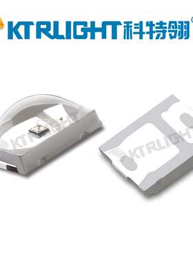 贴片LED2835模顶黄色 2835凸头透镜黄光灯珠 球头2835摸顶黄灯