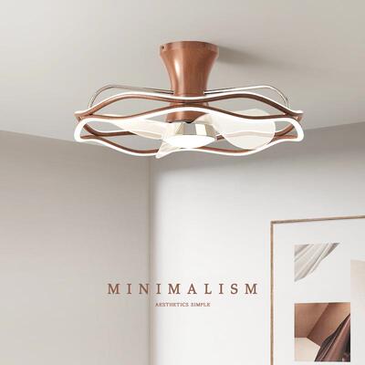 风扇灯2025年新款法式中古风复古客厅卧室餐厅吊扇灯全光谱风扇灯