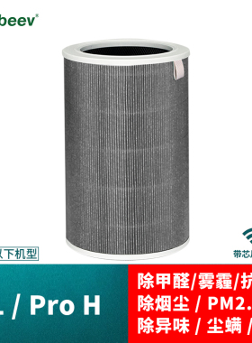 Yeinbeev适配小米F1空气净化器滤芯米家proh过滤网抗菌除甲醛雾霾