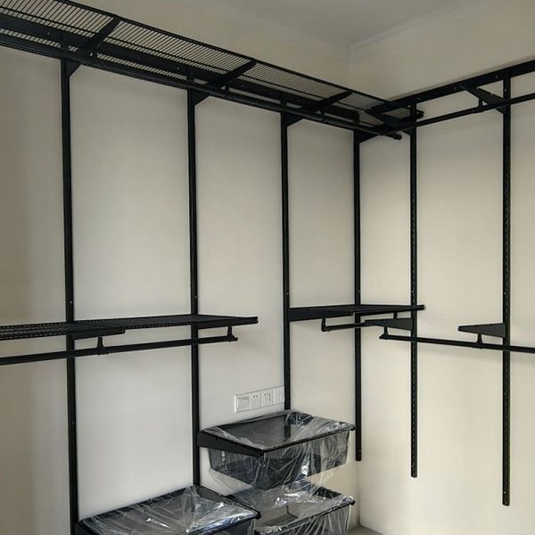 衣柜定做卧室金属钢架组装墙衣壁挂开放式衣帽间组合diy全柜衣橱