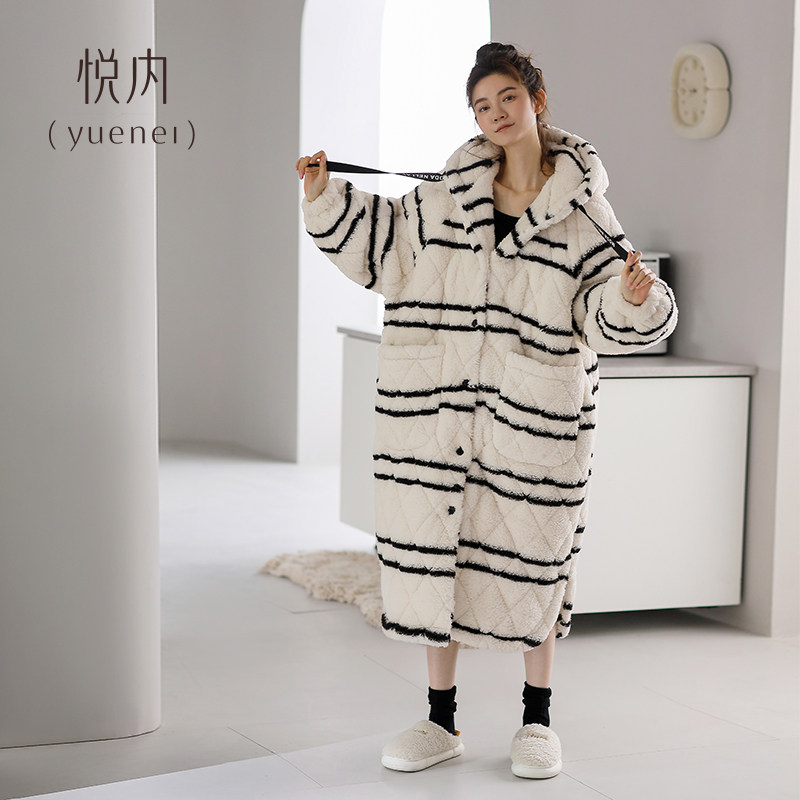 【商场同款】悦内女士夹棉睡袍