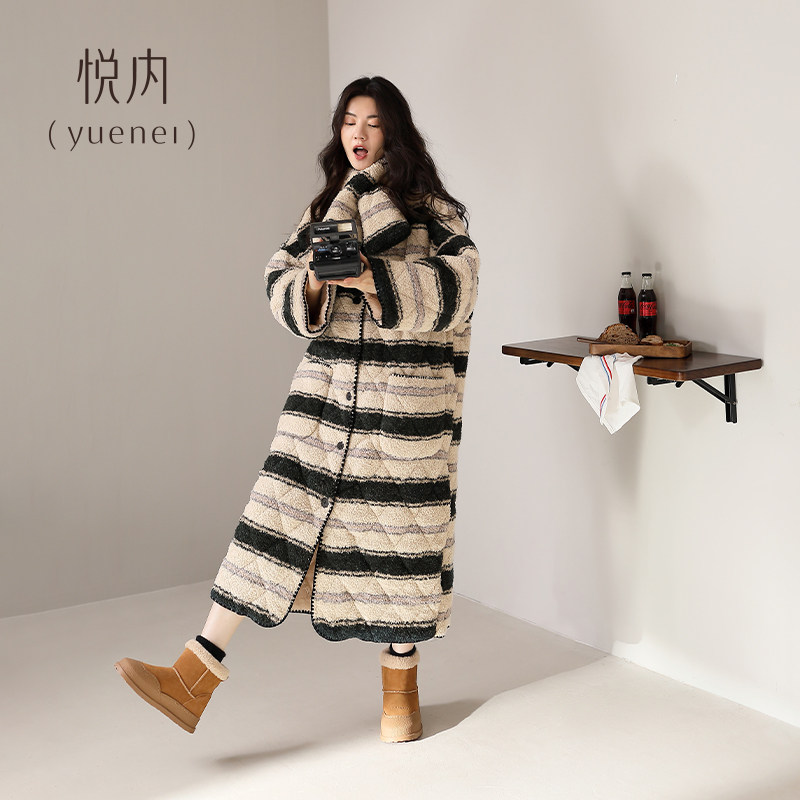 悦内睡裙女款睡衣睡袍秋冬季冬款珊瑚绒加厚三层夹棉加绒长款大码,女士内衣/男士内衣/家居服,睡裙,淘宝优惠券,粉丝福利购,淘宝优惠卷