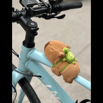 配饰小巴个性骑行豚卡车把挂件公仔玩偶水拉装饰皮公路自行车配件