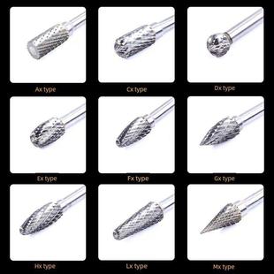 A型圆柱硬质合金旋转锉刀钨钢打磨头AEX0616A1020AX1225AE1225M06