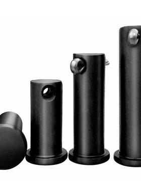 GB882黑色平头带孔销轴圆柱带孔销钉插销M4M6M8M10M12M30定位销