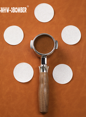 MHW-3BOMBER轰炸机 意式咖啡手柄专用圆形粉碗滤纸51/53/58mm通用